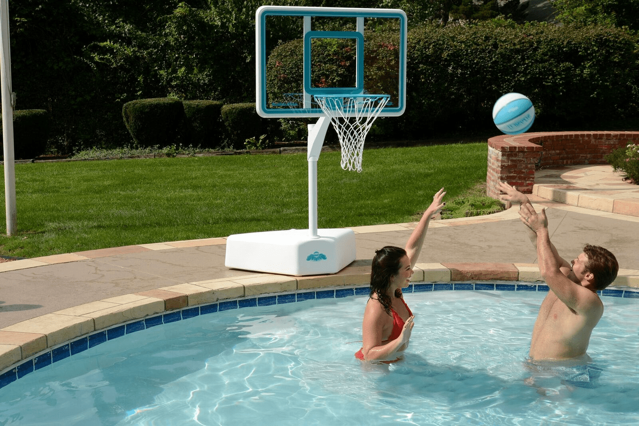 swimming pool basketball
